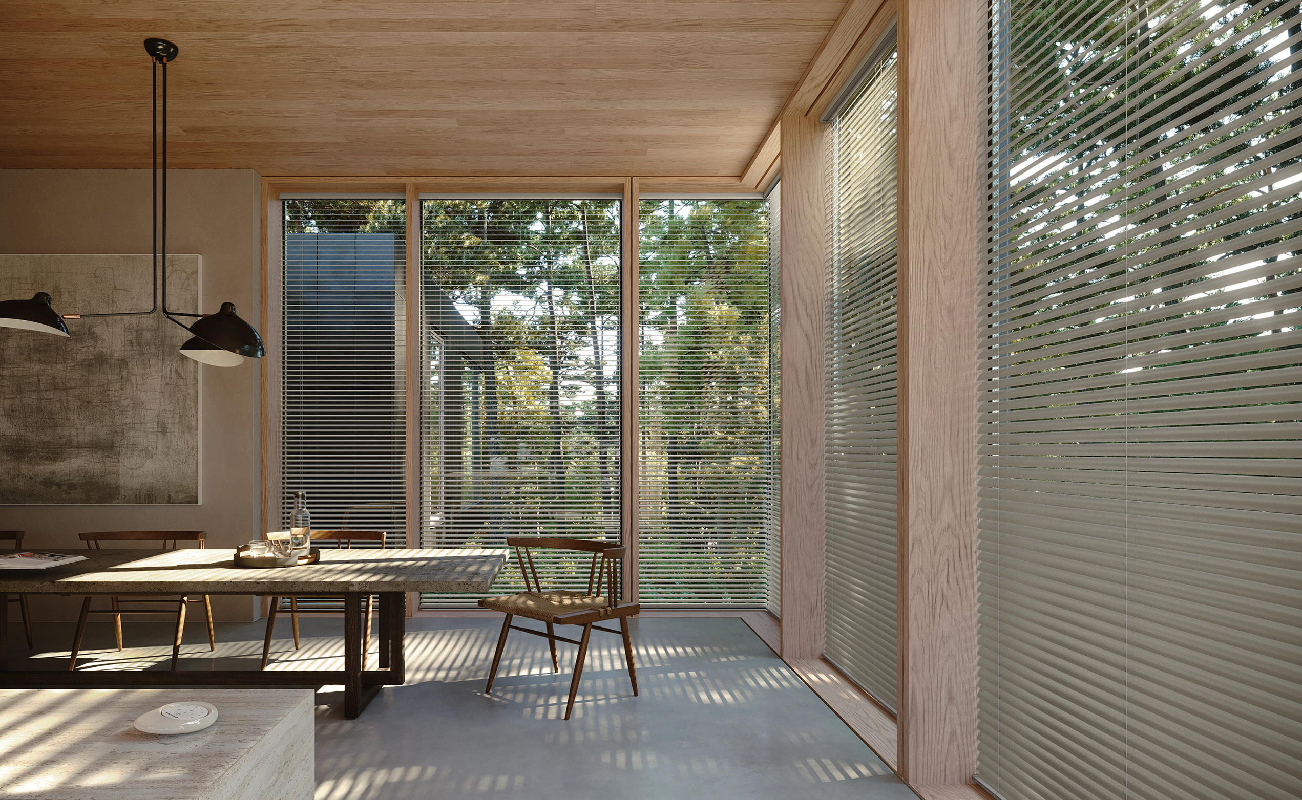 Extended Drop for Aluminum Blinds - Speculative Office Campus